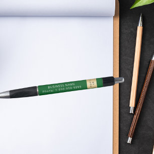 Forest green business company logo name phone