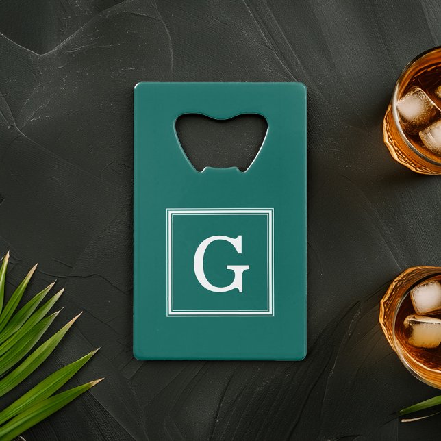 Forest Green Framed Monogram (Creator Uploaded)