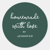Forest Green Homemade With Love