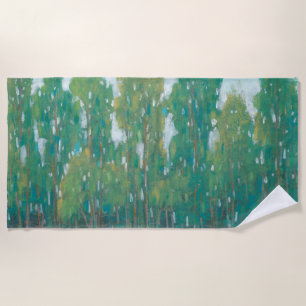 Forest Green II Beach Towel