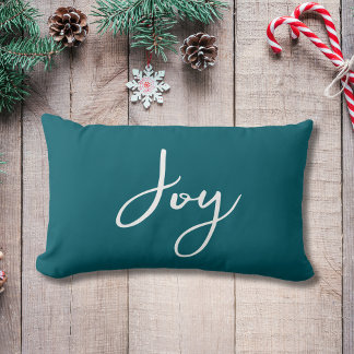 Forest Green Joy Pillow