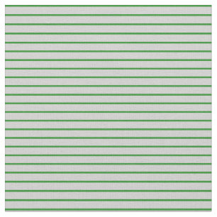 Forest Green & Light Grey Striped/Lined Pattern Fabric