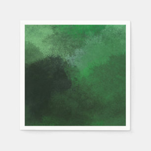 forest green napkin