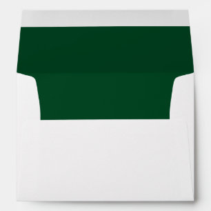 Forest Green Rich Colour Lined Envelope