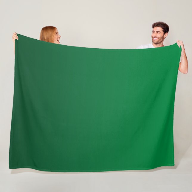 Forest Green Shades Fleece Blanket (In Situ)