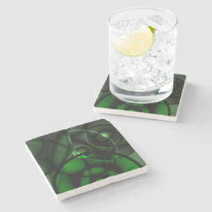 Forest Green Stone Coaster
