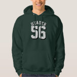 Forest Green & White Adults | Sports Jersey Design Hoodie<br><div class="desc">Forest Green & White Adults | Sports Jersey Design • Mens Jersey Hooded Sweatshirt</div>