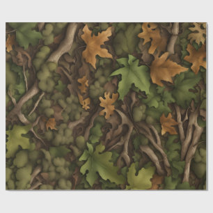 Forest ground wrapping paper