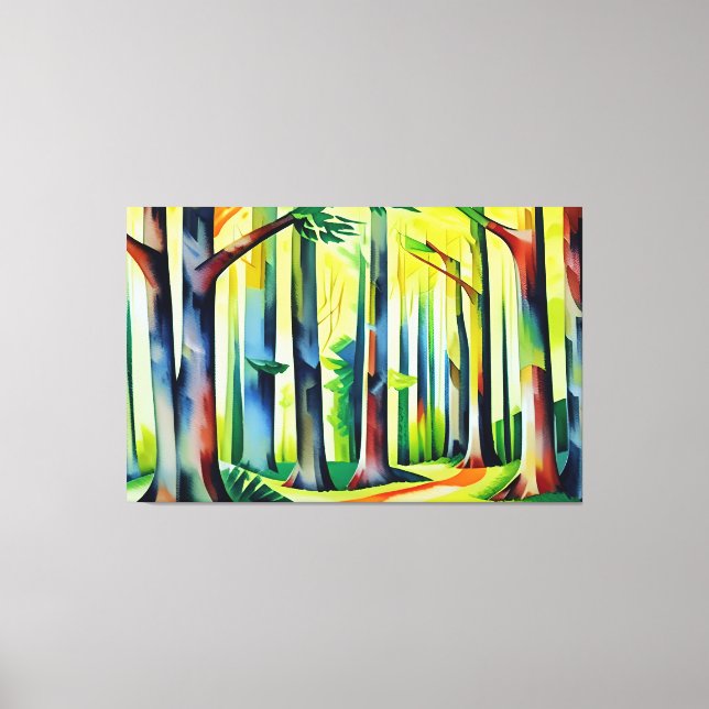 Forest Grove Canvas Print (Front)