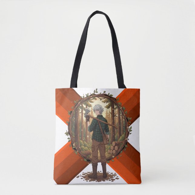 Forest Guardian Anime Tote Bag (Front)