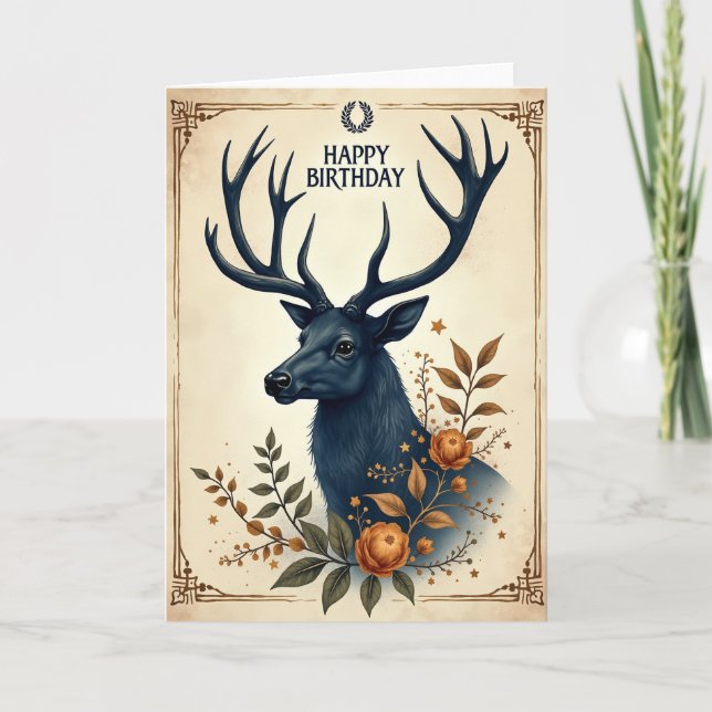 Forest Guardian Birthday Card (Front)