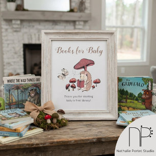 Forest Hedgehog Books for Baby Sign