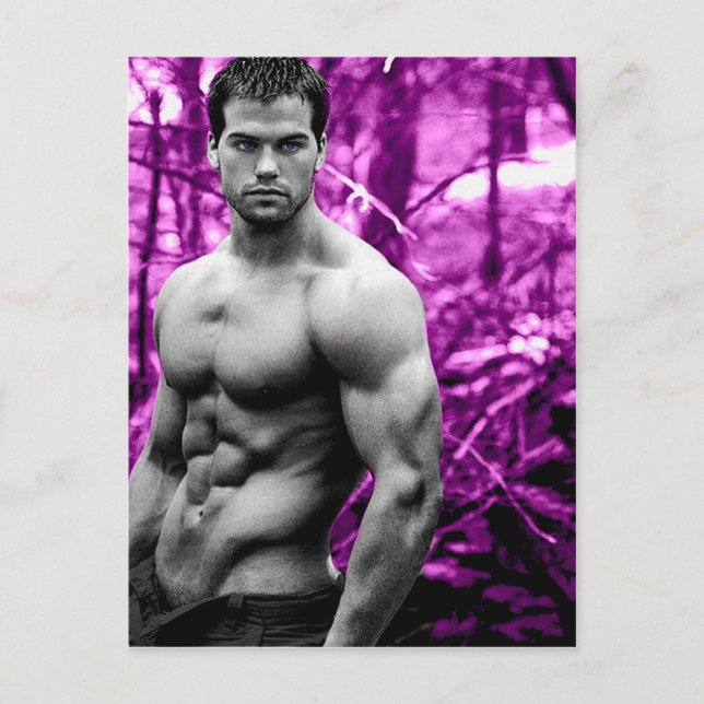 Forest Hunk Postcard (Front)