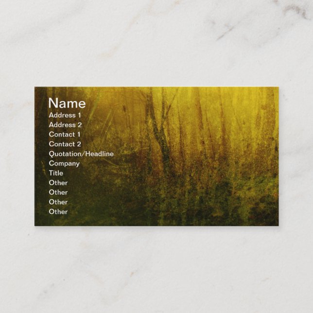 Forest II Business Cards (Front)