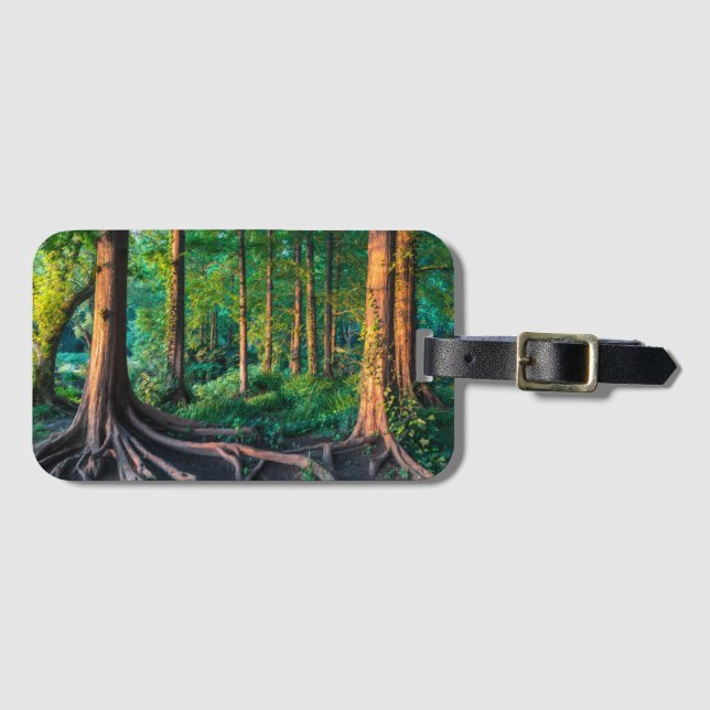 Forest in Summer Luggage Tag (Front Horizontal)