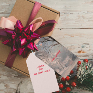 Forest In Winter  Gift Tags
