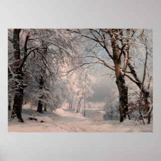 Forest In Winter Poster