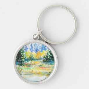 Forest Key Ring