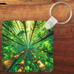 Forest Key Ring