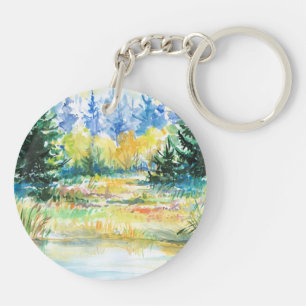 Forest Key Ring