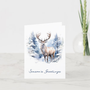 Forest King Holiday Card