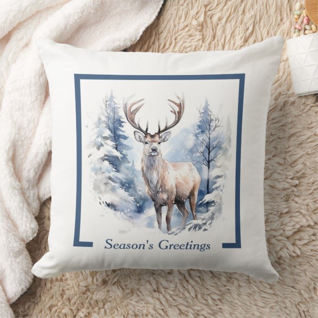 Forest King Holiday Cushion (Blanket)