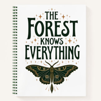 Forest Knows Everything Witchy Journal Art