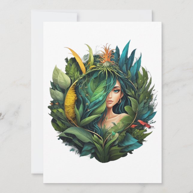 forest lady card (Front)