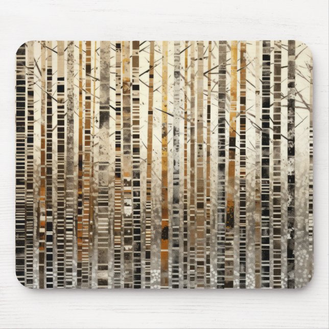 Forest Landscape Art Decor Paint Mosaic  Mouse Pad (Front)