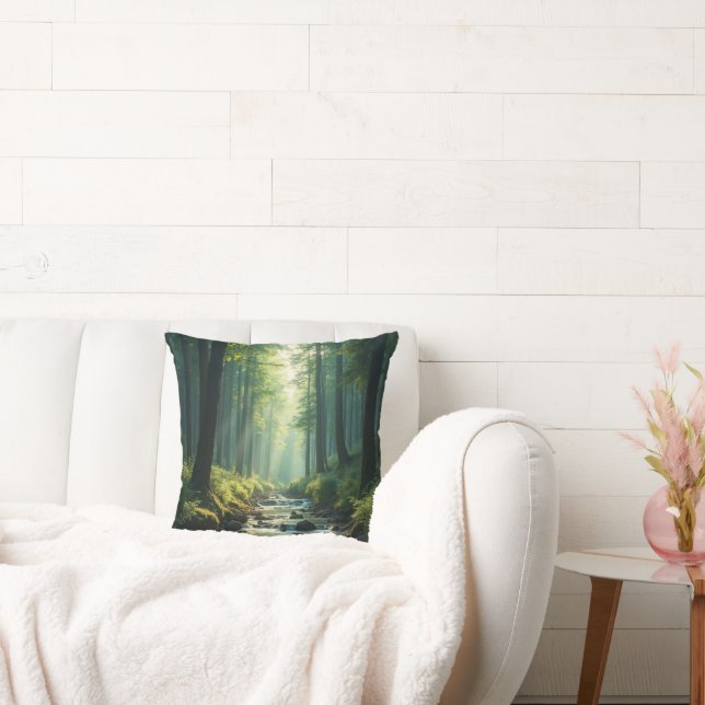 forest landscape cushion (Couch)