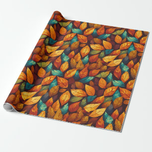 Forest Leaves Wrapping Paper