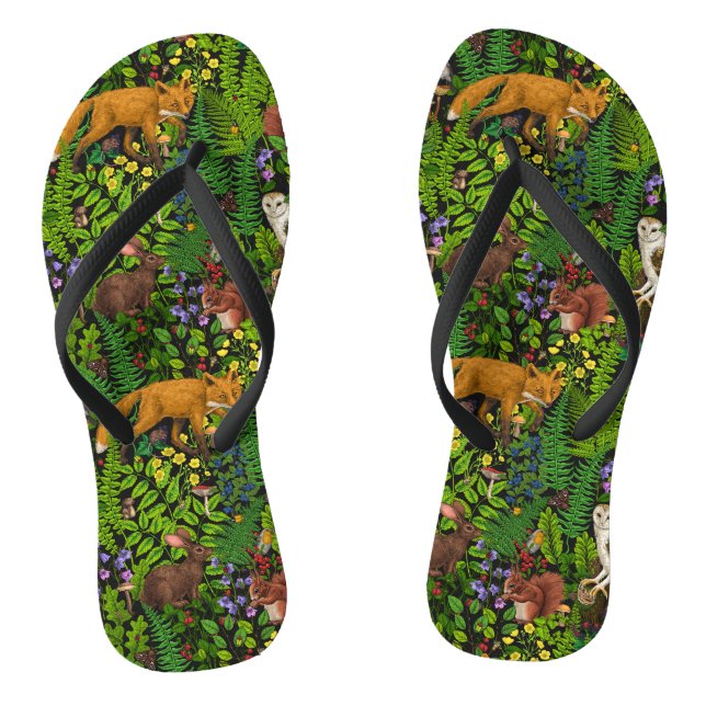 Forest life jandals (Footbed)