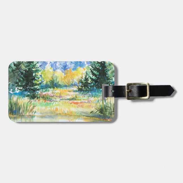 Forest Luggage Tag (Front Horizontal)