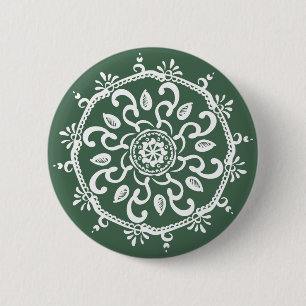 Forest Mandala 6 Cm Round Badge