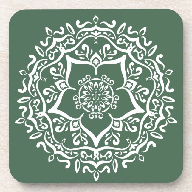 Forest Mandala Coaster (Front)