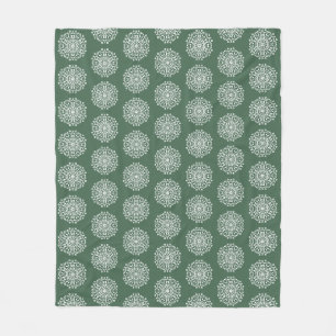 Forest Mandala Fleece Blanket