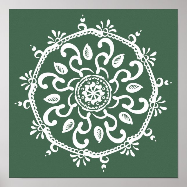 Forest Mandala Poster (Front)