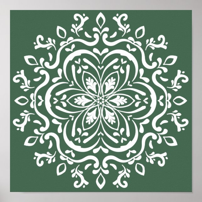 Forest Mandala Poster (Front)