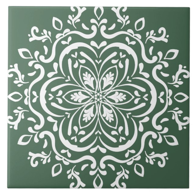Forest Mandala Tile (Front)