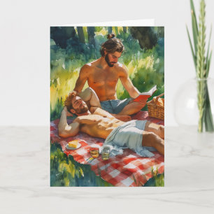 Forest Meadow Picnic Serenity Card