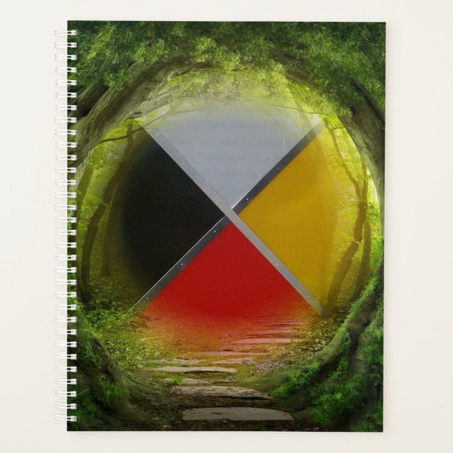 Forest Medicine Wheel Planner (Front)