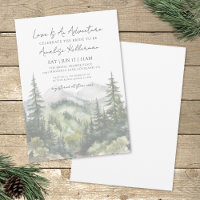 Forest Mountain Adventure Bridal Shower