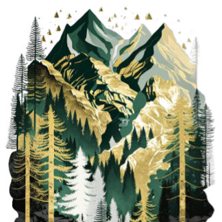 Forest Mountain Landscape - Mug