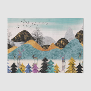 Forest Mural Tissue Paper