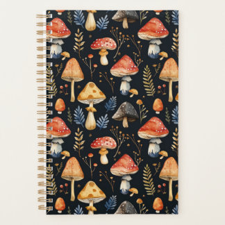 Forest Mushroom and Fern Planner