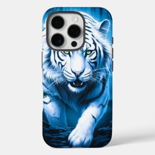 Forest Mystic Wild White Tiger iPhone 16 Pro Case