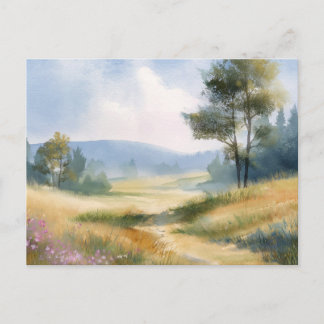 Forest  Nature Scene  Postcard