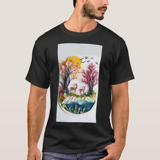 Forest Nature view  T-Shirt (Front)