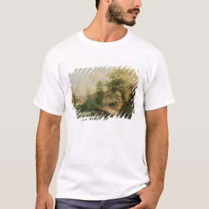 Forest near Vienna, 1852 (oil on canvas) T-Shirt