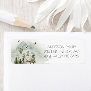 Forest Neck of the Woods New Address Label